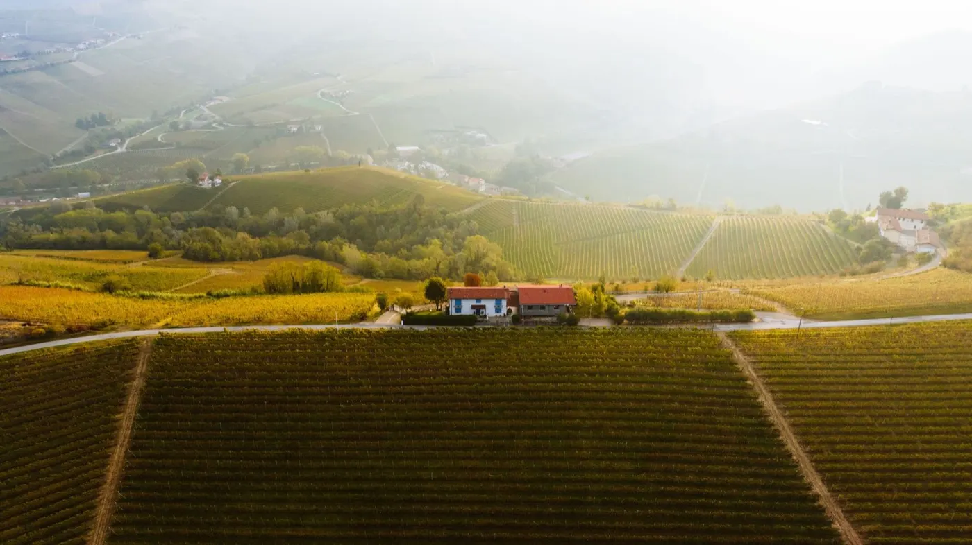 La campagna intorno, verso sera
